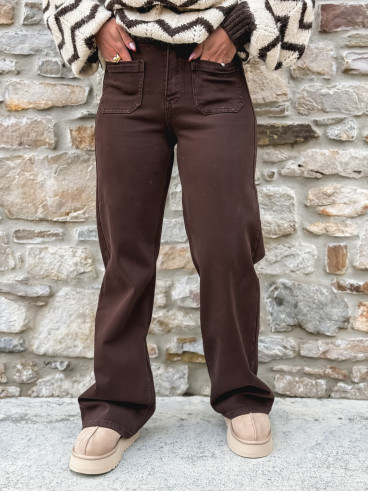Jeans Anna - Chocolat