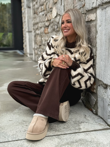 Jeans Anna - Chocolat Jeans Anna - Chocolat