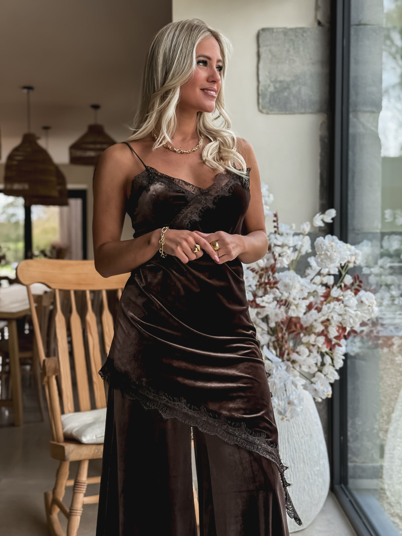 Blouse Evangélie - Chocolat Blouse Evangélie - Chocolat