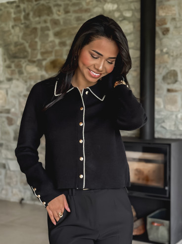 Gilet Faustina - Noir