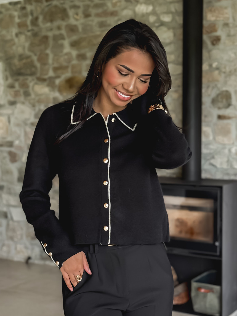 Gilet Faustina - Noir