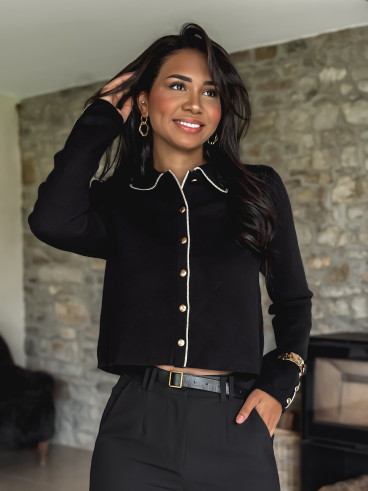 Gilet Faustina - Noir