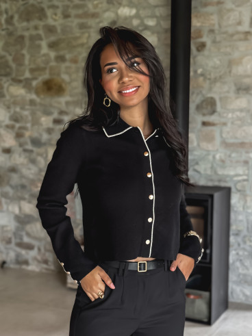 Gilet Faustina - Noir