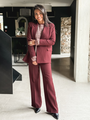 Pantalon Nathalie - Burgundy