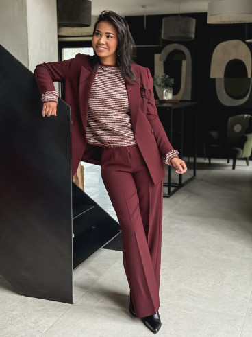 Pantalon Nathalie - Burgundy