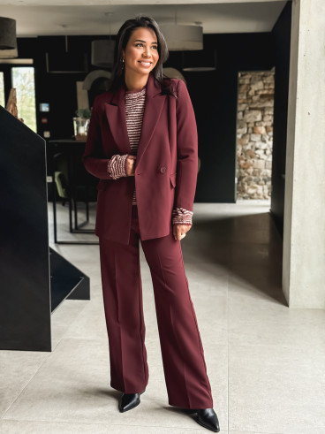 Blazer Alma - Burgundy