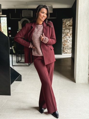 Blazer Alma - Burgundy Blazer Alma - Burgundy