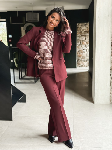 Blazer Alma - Burgundy Blazer Alma - Burgundy