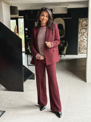 Blazer Alma - Burgundy Blazer Alma - Burgundy