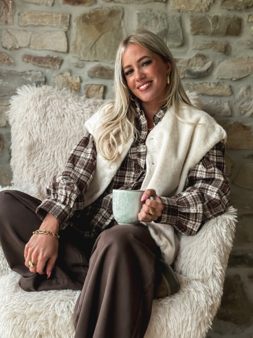 Gilet sans manches Cirilla - Crème Gilet sans manches Cirilla - Crème