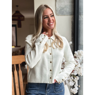 Gilet Faustina - Ecru