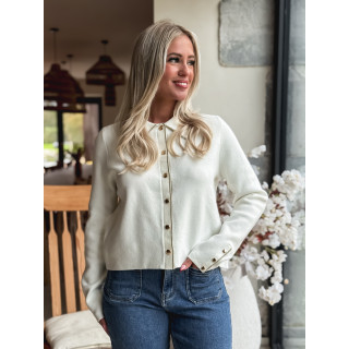 Gilet Faustina - Ecru