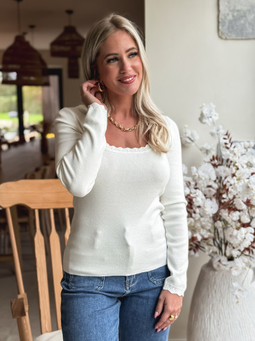 Pull Solinne - Ecru