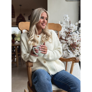 Gilet Théona - ecru