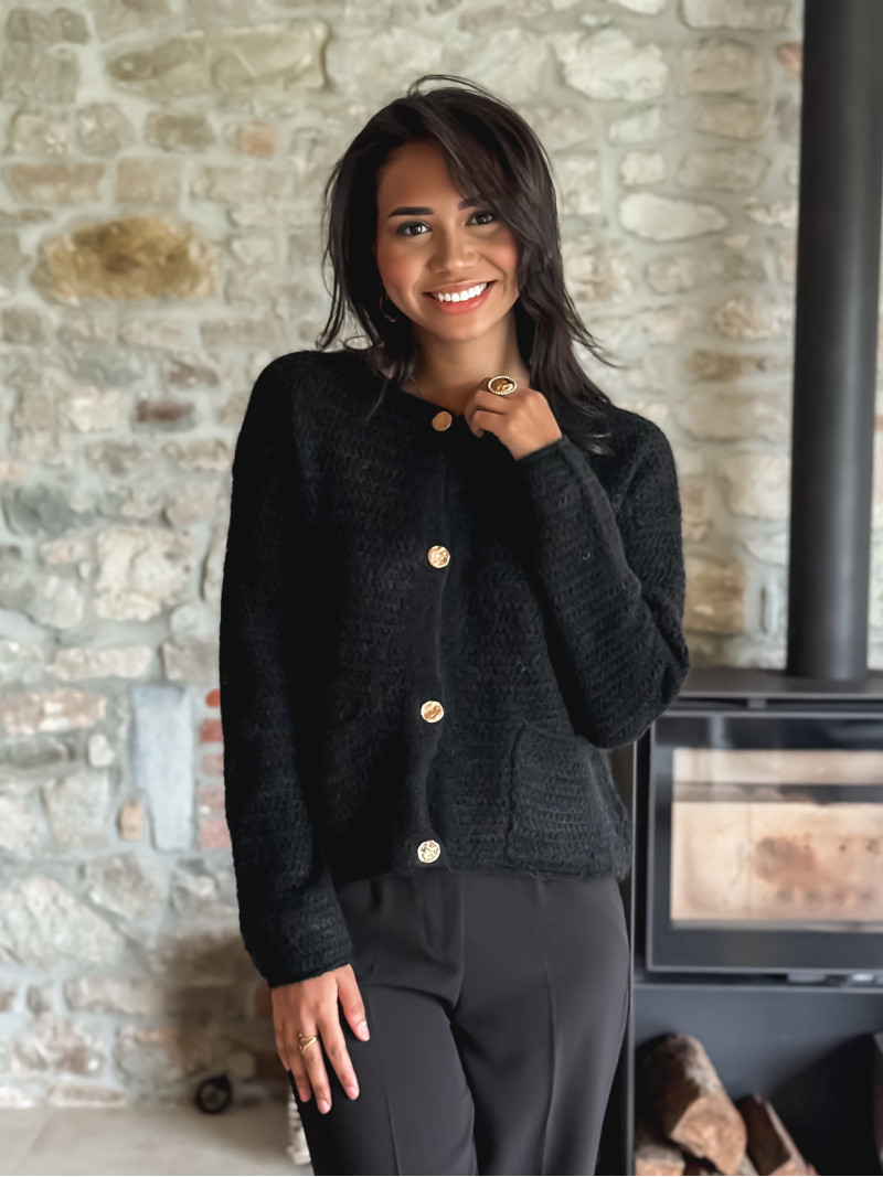 Gilet Théona - noir Gilet Théona - noir