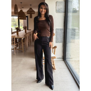 Pull Solinne - Chocolat