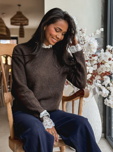 Pull Mélisse - Chocolat