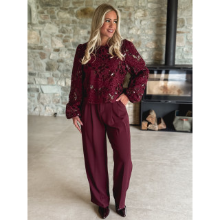 Pantalon Milane - Bordeaux