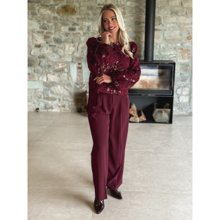 Pantalon Milane - Bordeaux