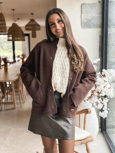 Gilet Serah - Chocolat