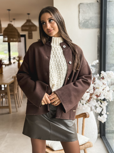 Gilet Serah - Chocolat Gilet Serah - Chocolat