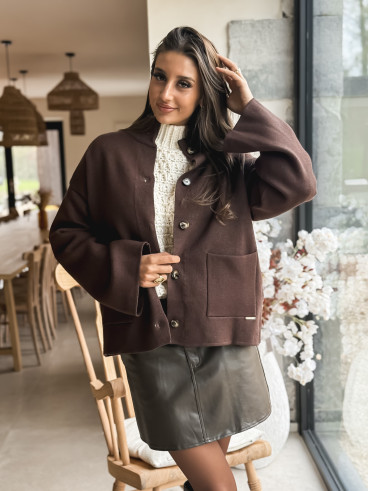 Gilet Serah - Chocolat Gilet Serah - Chocolat