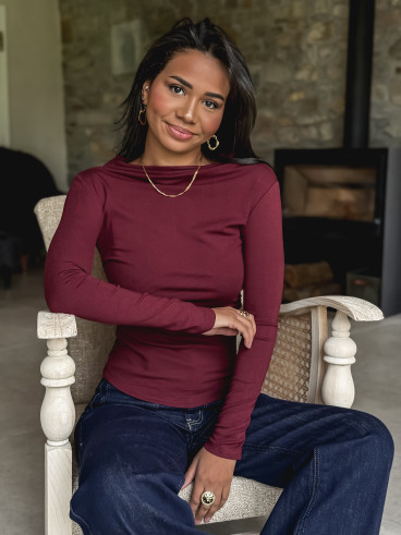 Blouse Noélyne - Bordeaux