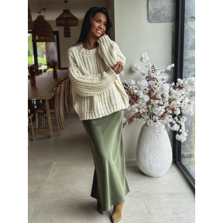 Jupe longue Vaïana - Kaki