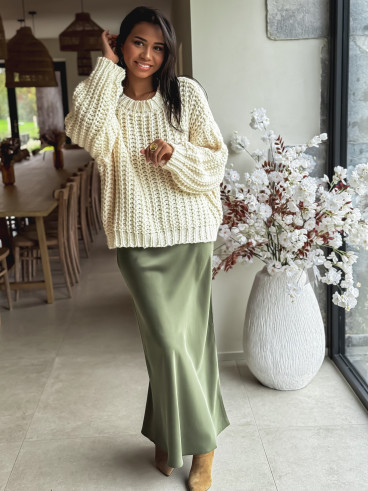 Jupe longue Vaïana - Kaki Jupe longue Vaïana - Kaki