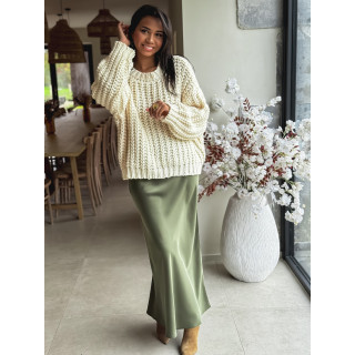 Jupe longue Vaïana - Kaki