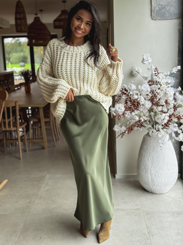 Jupe longue Vaïana - Kaki Jupe longue Vaïana - Kaki