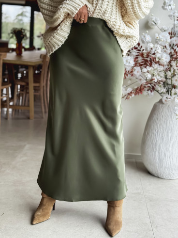 Jupe longue Vaïana - Kaki Jupe longue Vaïana - Kaki