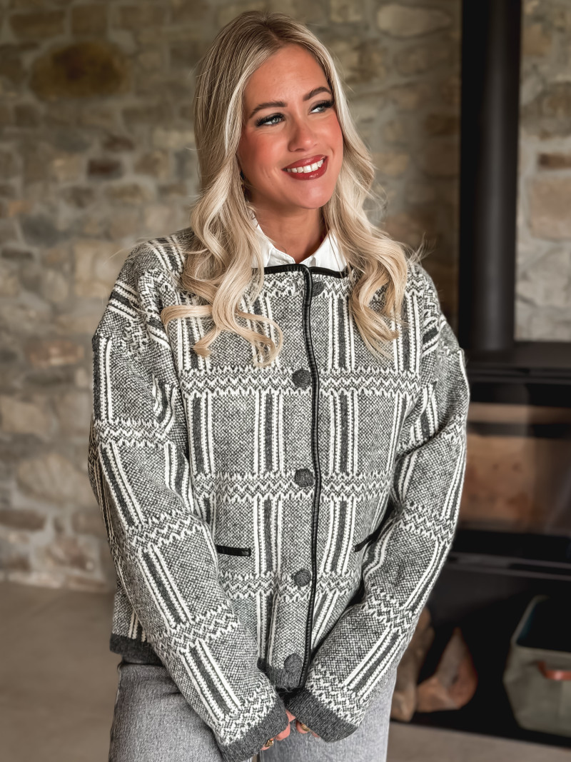 Veste Lumi - Gris/Blanc Veste Lumi - Gris/Blanc