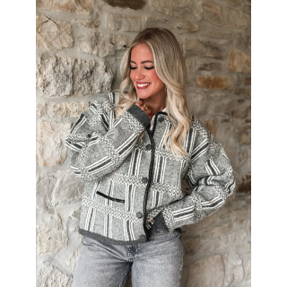 Veste Lumi - Gris/Blanc