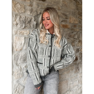 Veste Lumi - Gris/Blanc