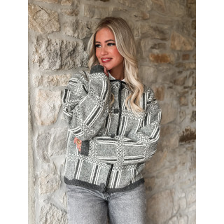 Veste Lumi - Gris/Blanc