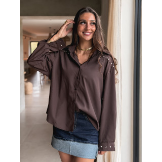 Chemise Alodia - Chocolat