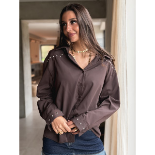 Chemise Alodia - Chocolat