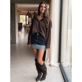 Chemise Alodia - Chocolat
