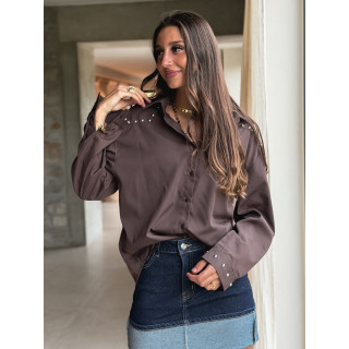 Chemise Alodia - Chocolat