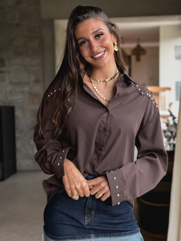 Chemise Alodia - Chocolat