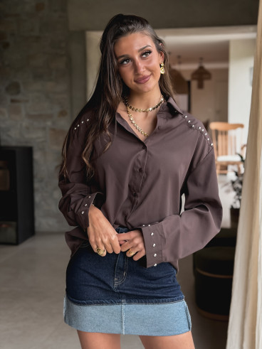 Chemise Alodia - Chocolat