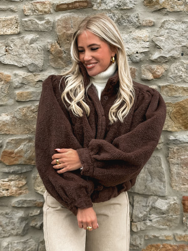 Veste Kesia - Chocolat