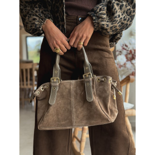 Sac en daim Lysis - Taupe
