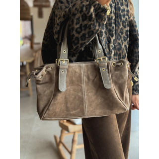 Sac en daim Lysis - Taupe