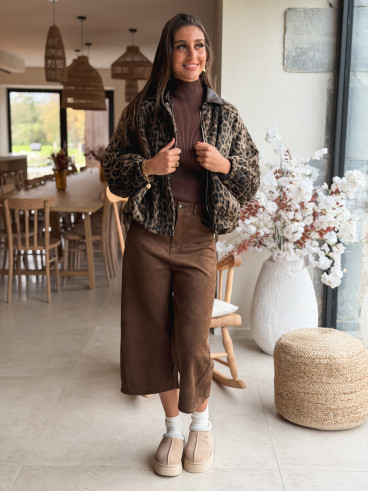 Pull sans manches Julia - Chocolat Pull sans manches Julia - Chocolat