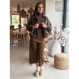 Pull sans manches Julia - Chocolat