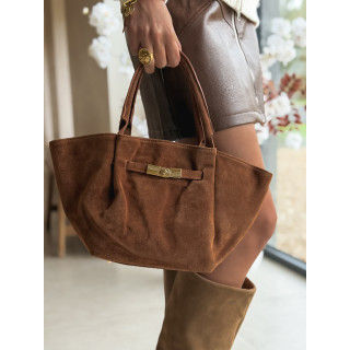 Sac en daim Eleysa - Camel