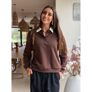 Pull Romania - Chocolat