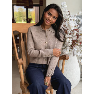 Gilet Faustina - Taupe